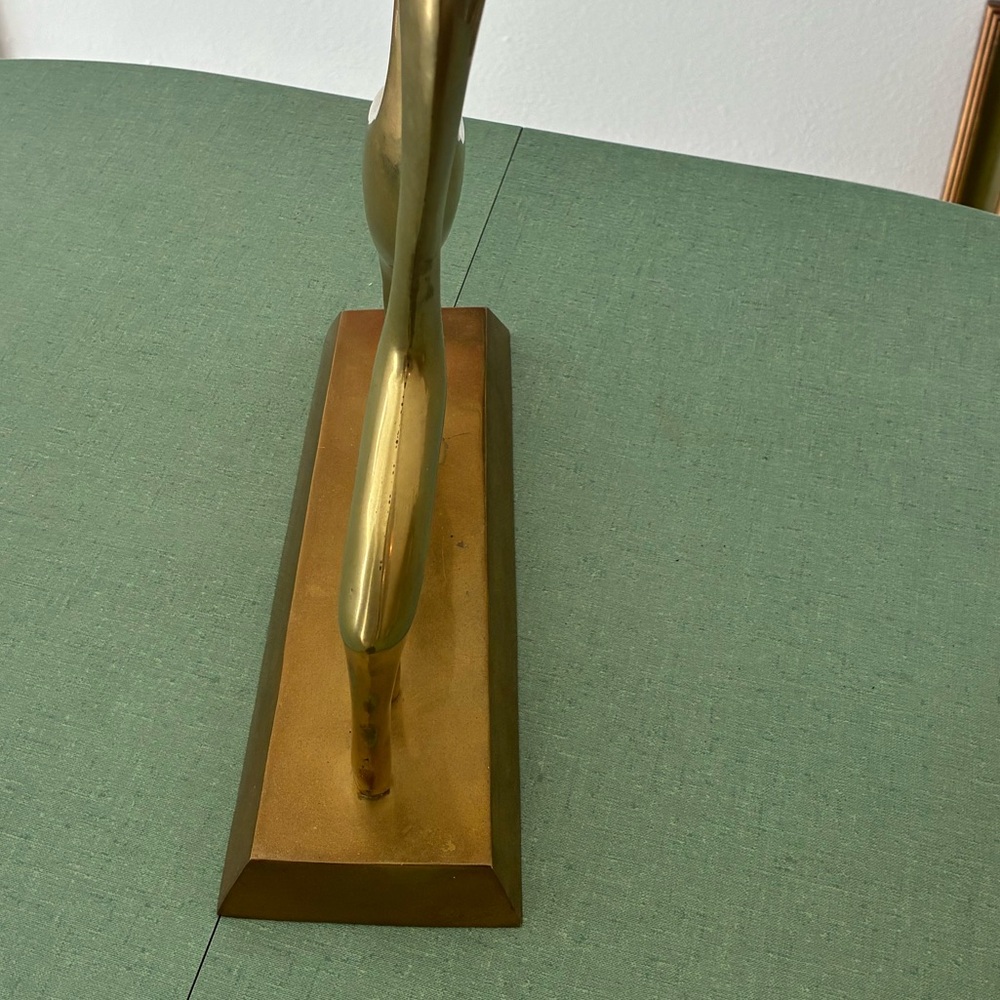 Vintage MCM Brass Giraffes Sculpture - Picture 12 of 13